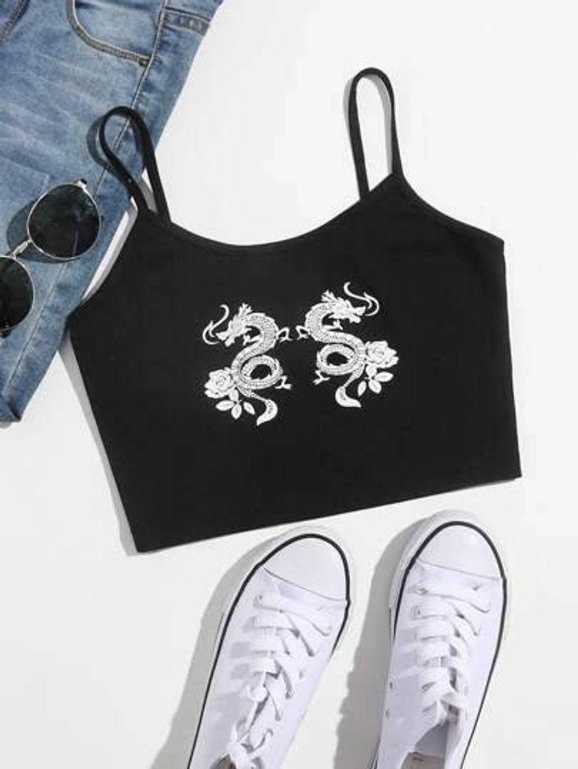 Moda Cropped Dragon 🐉