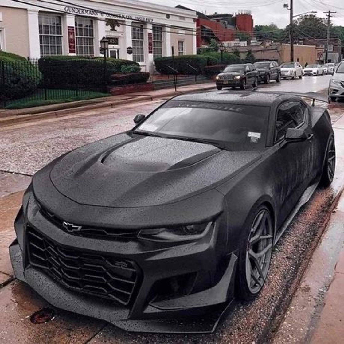 Fashion Camaro preto blindado 🚗🌈✨