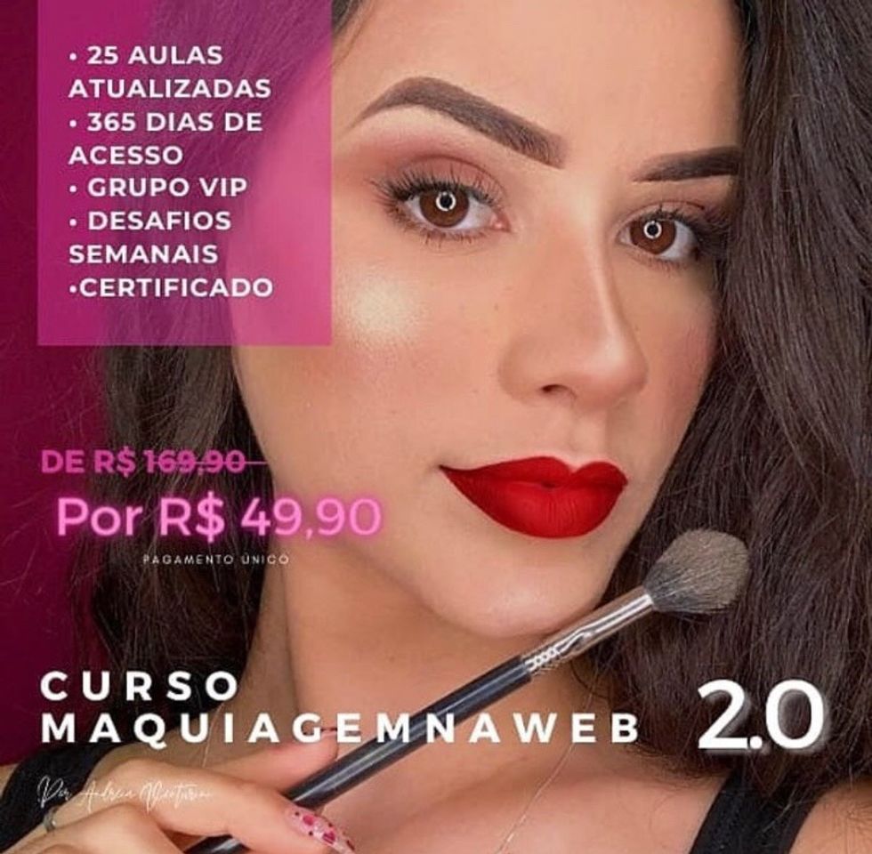 Moda Curso de Maquiagem na Web 2.0