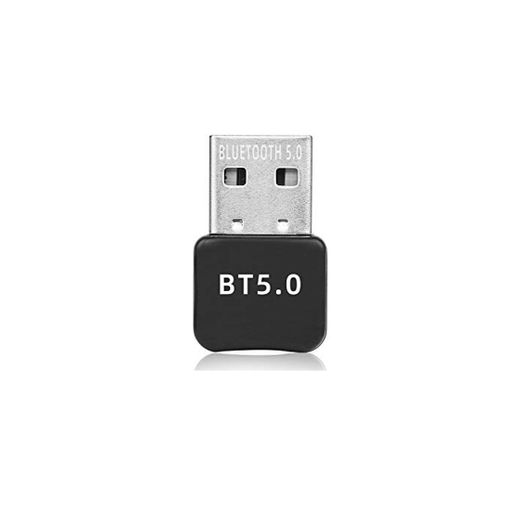 Yizhet Adaptador de Bluetooth 5.0 Bluetooth USB PC Bluetooth Transmisor y Receptor