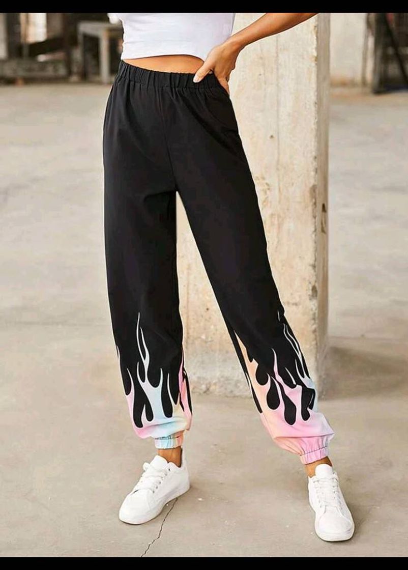 Fashion Fogo ocasional Calça