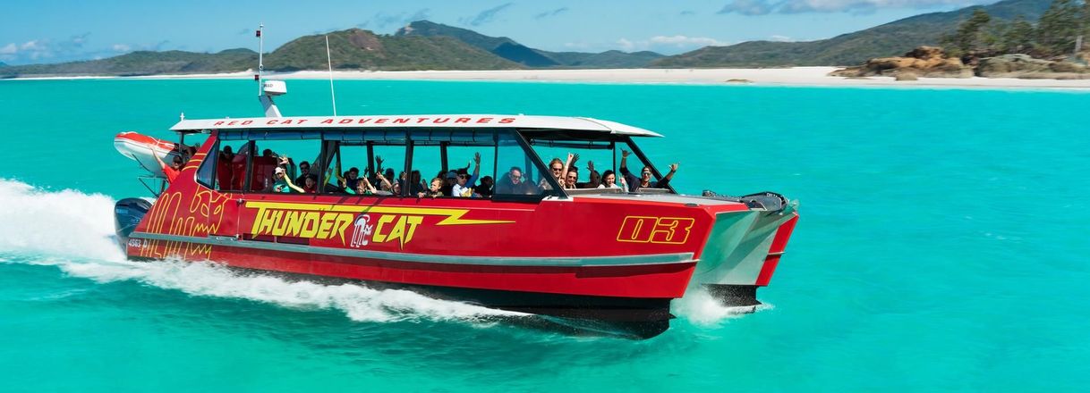 Lugar Airlie Beach: Whitsundays Eco-Cruise com mergulho com snorke