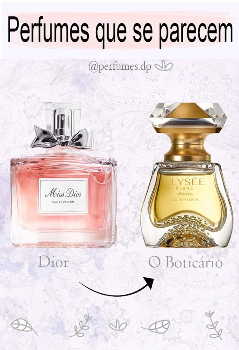 Fashion Perfumes caros e seus primos baratinhos 