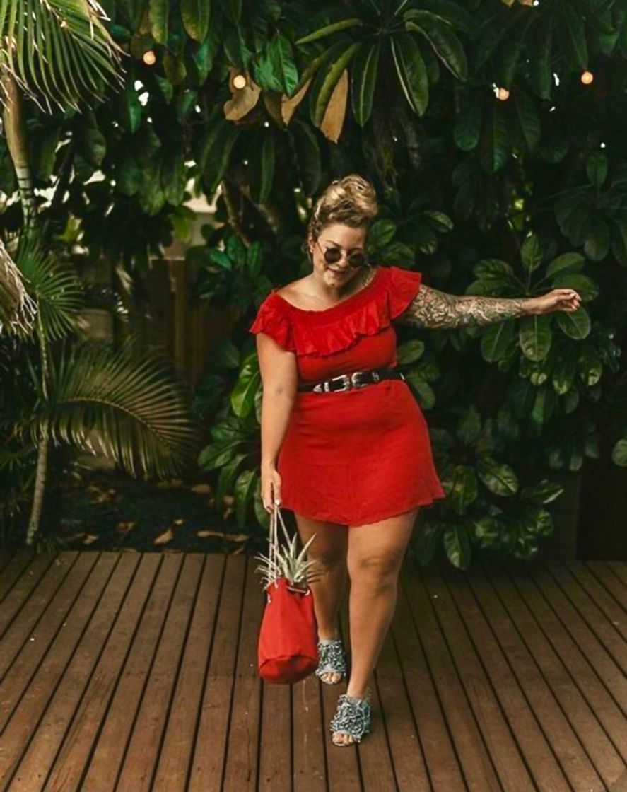 Social Vestido vermelho midsize