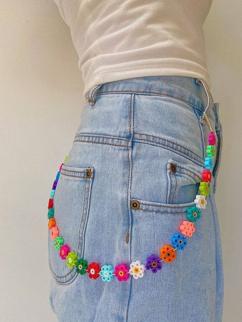 Moda flower belt chain⛓️