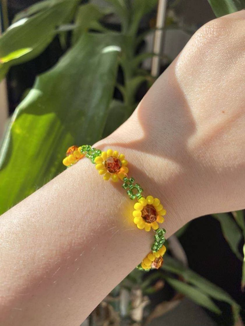 Fashion handmade sunflower bracelet