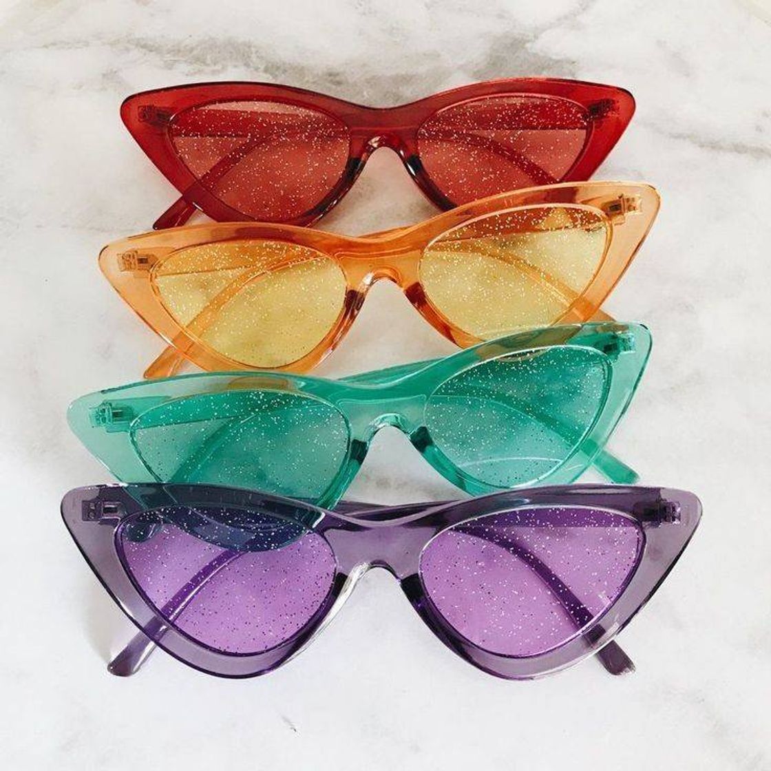 Moda glitter sunglasses