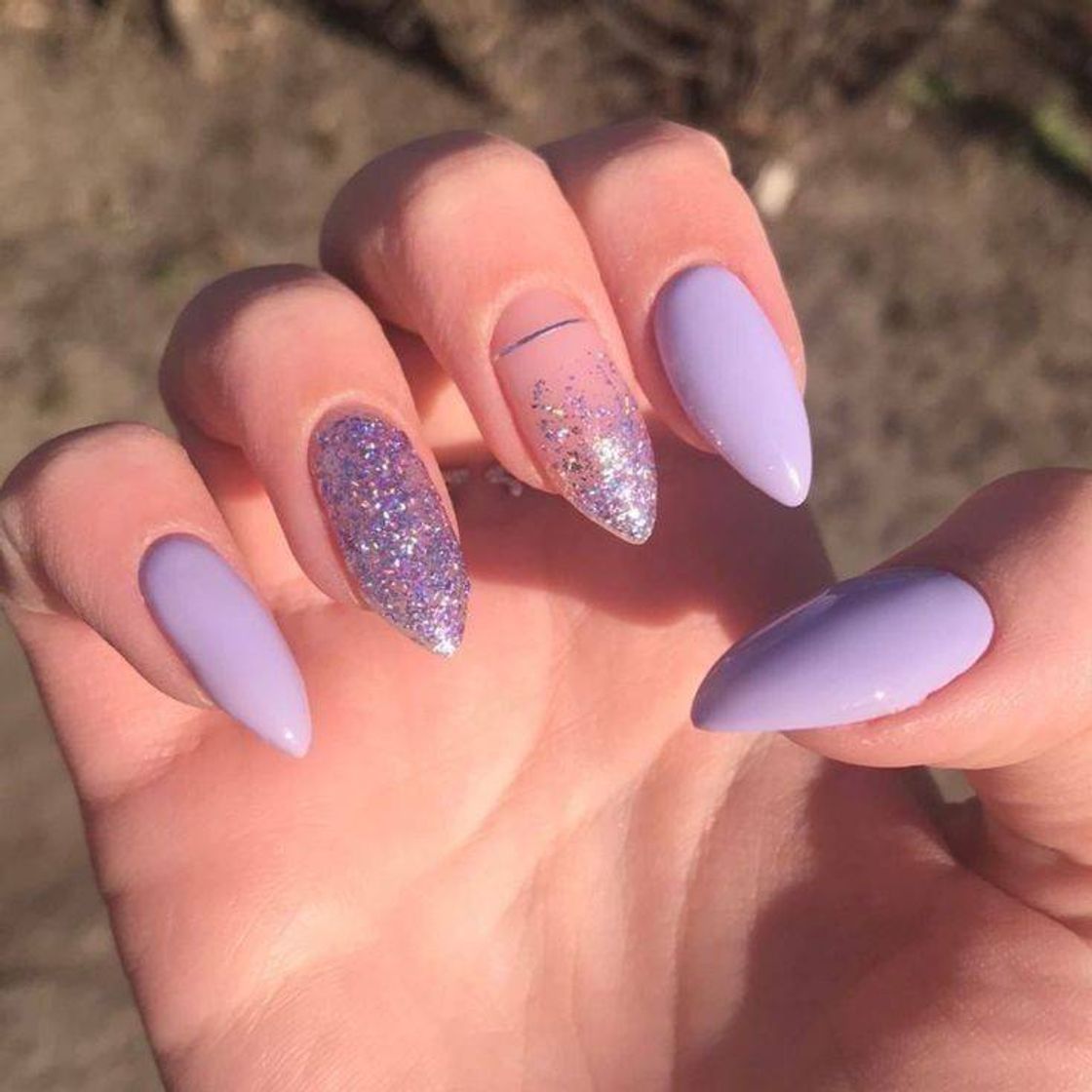 Moda purple nail mountain peak