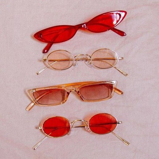 red aesthetic sunglasses