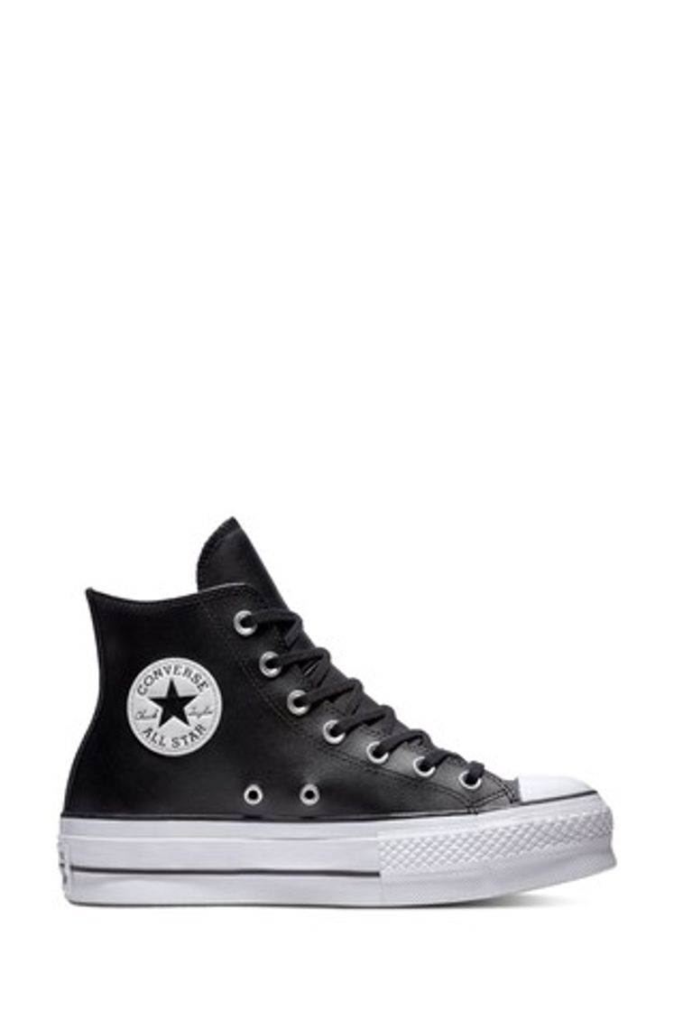 Moda Chuck Taylor All Star Platform Leather High-Top - Converse 