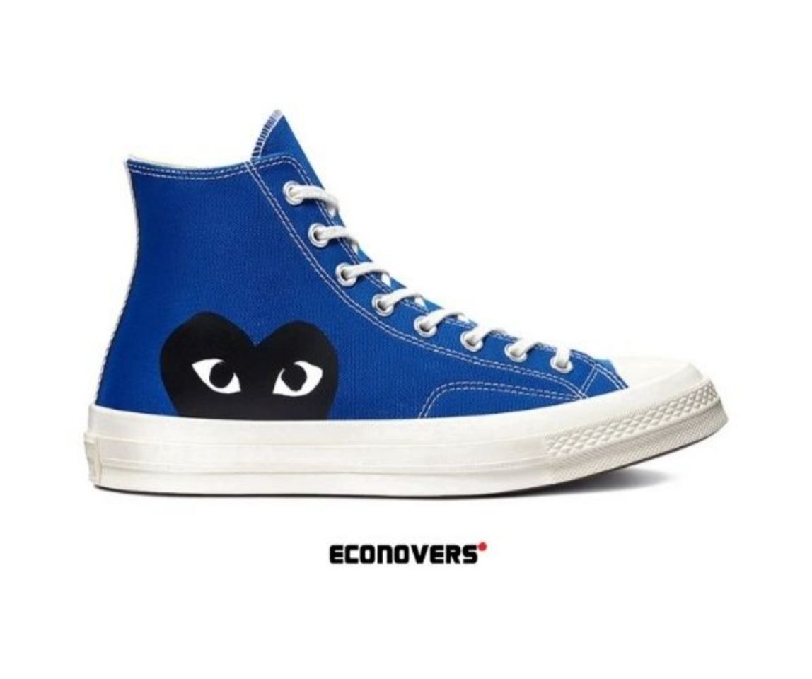 Moda Converse high x Comme des garcons play azules