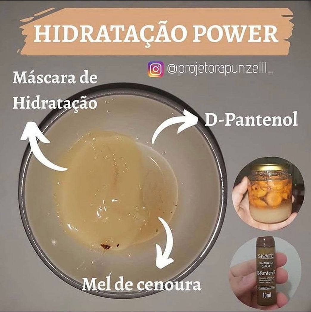 Moda receitinha de hidratação power