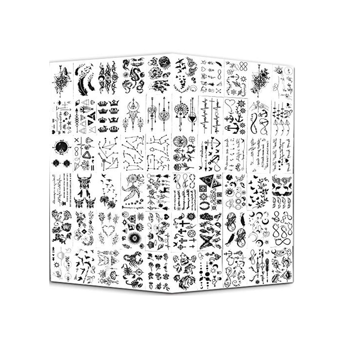 Social Pequeños tatuajes impermeables temporales