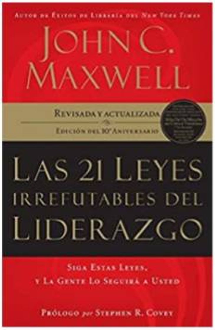 Moda Libro. Las 21 leyes irrefutables del liderazgo..