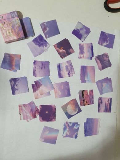stikers lilac sky aesthetic