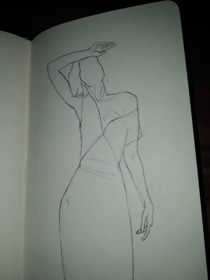 Fashion Desenho observação com referência