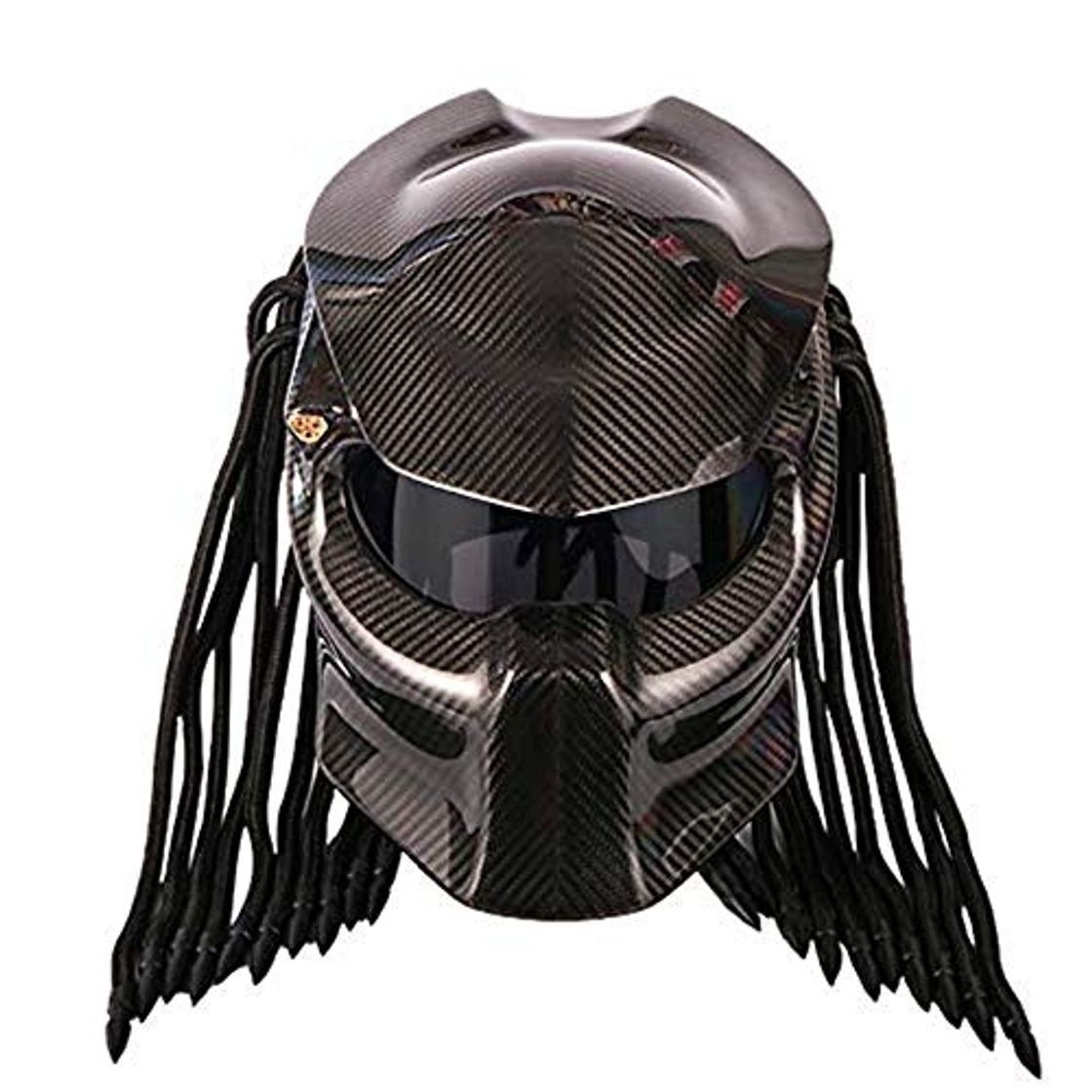 Product ZJRA Casco de la Motocicleta, Predator Creativo Fresco Fibra de Carbono Moda