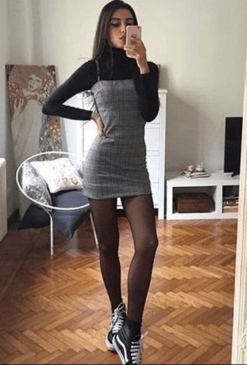 gray dress 🤍🖤