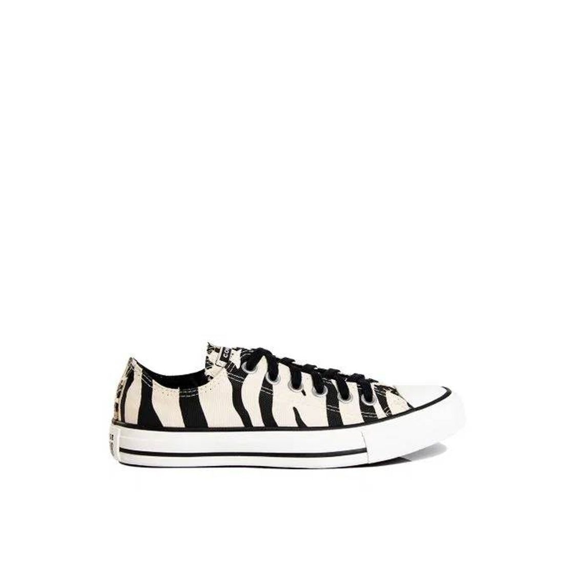 Moda Tênis Converse Chuck Taylor All Star Bege Preto