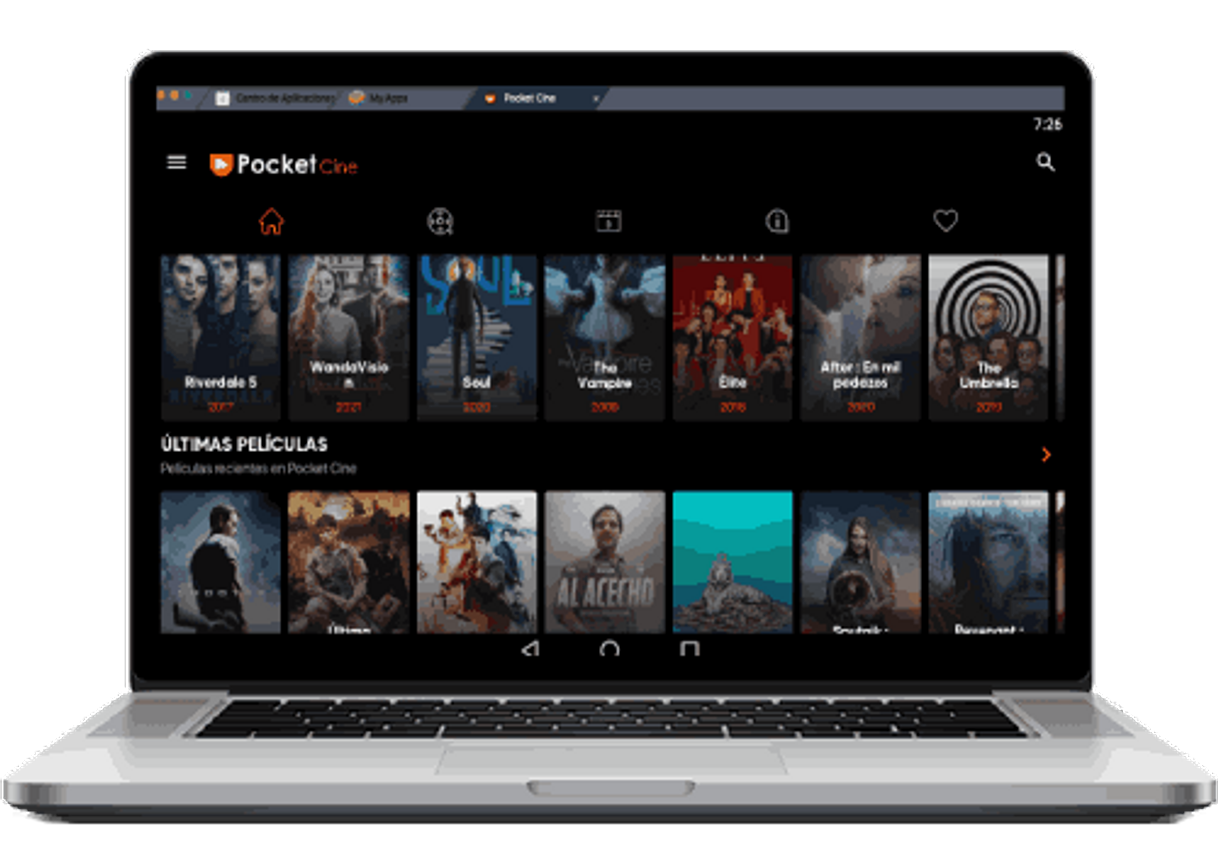 Apps Pocket Cine | Descargar Pocket Cine para Android TV y PC