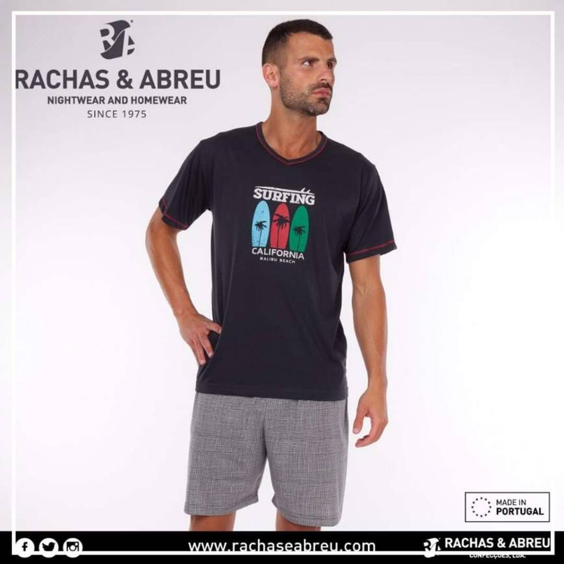 Moda Pijama de Verão para Homem (Rachas & Abreu)