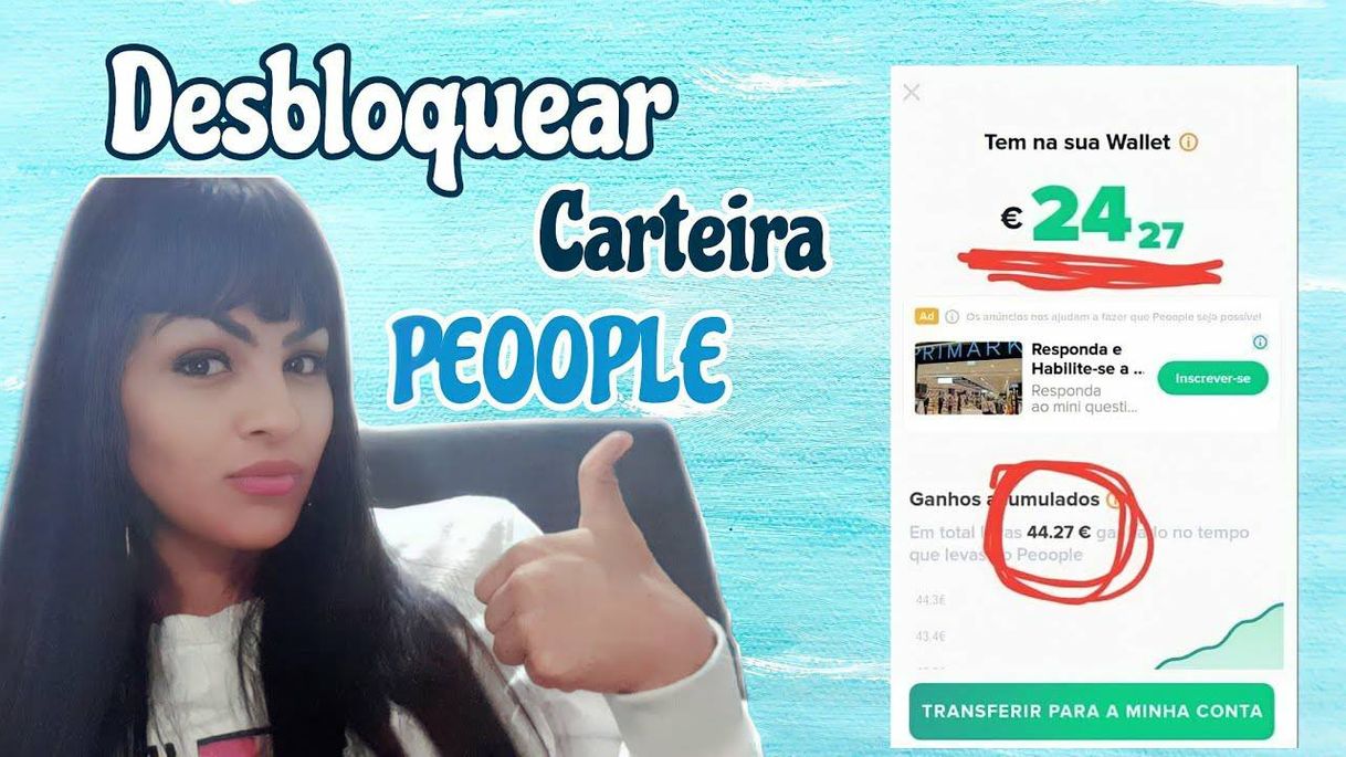 Moda Desbloquear carteira