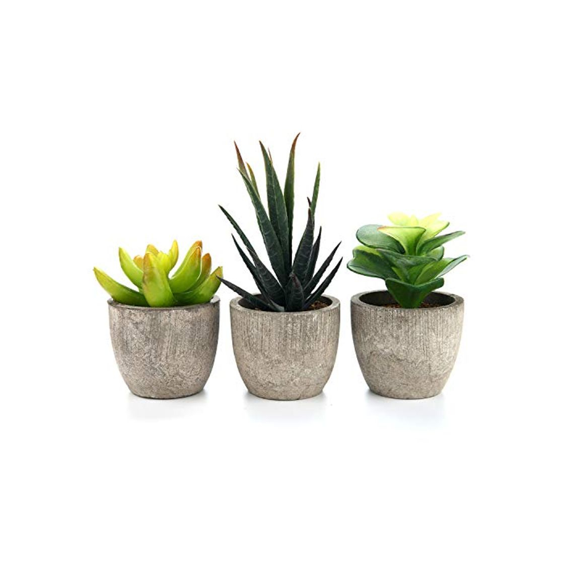 Product T4U Artificial Serie de Plantas Suculentas Hierba Decorativa de Plástico Colección 2