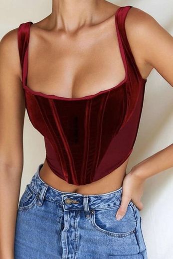 corset vermelho 