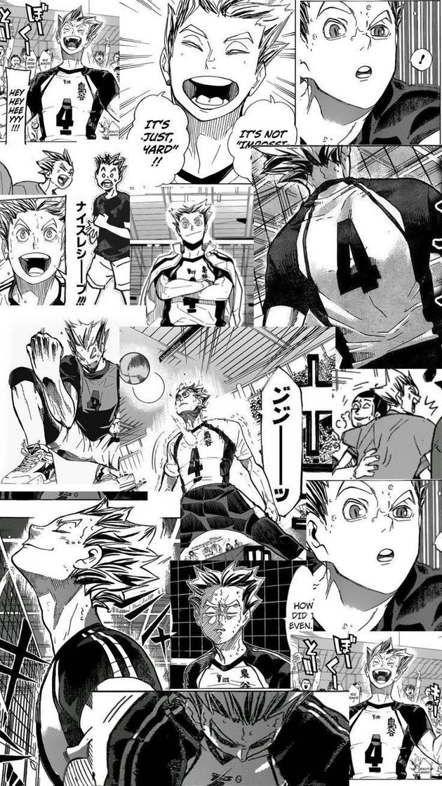 Wallpaper Haikyuu!! Bokuto Kōtarō