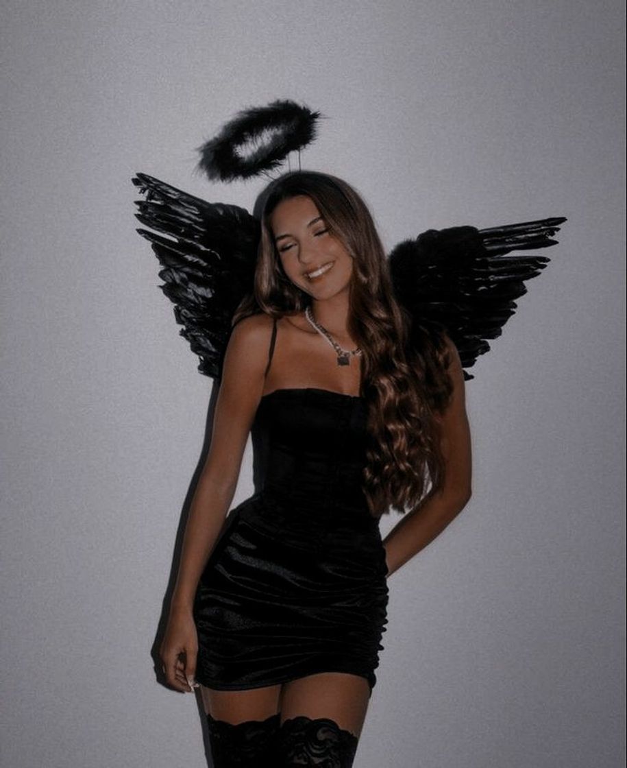 Social Fantasia de anjo preto