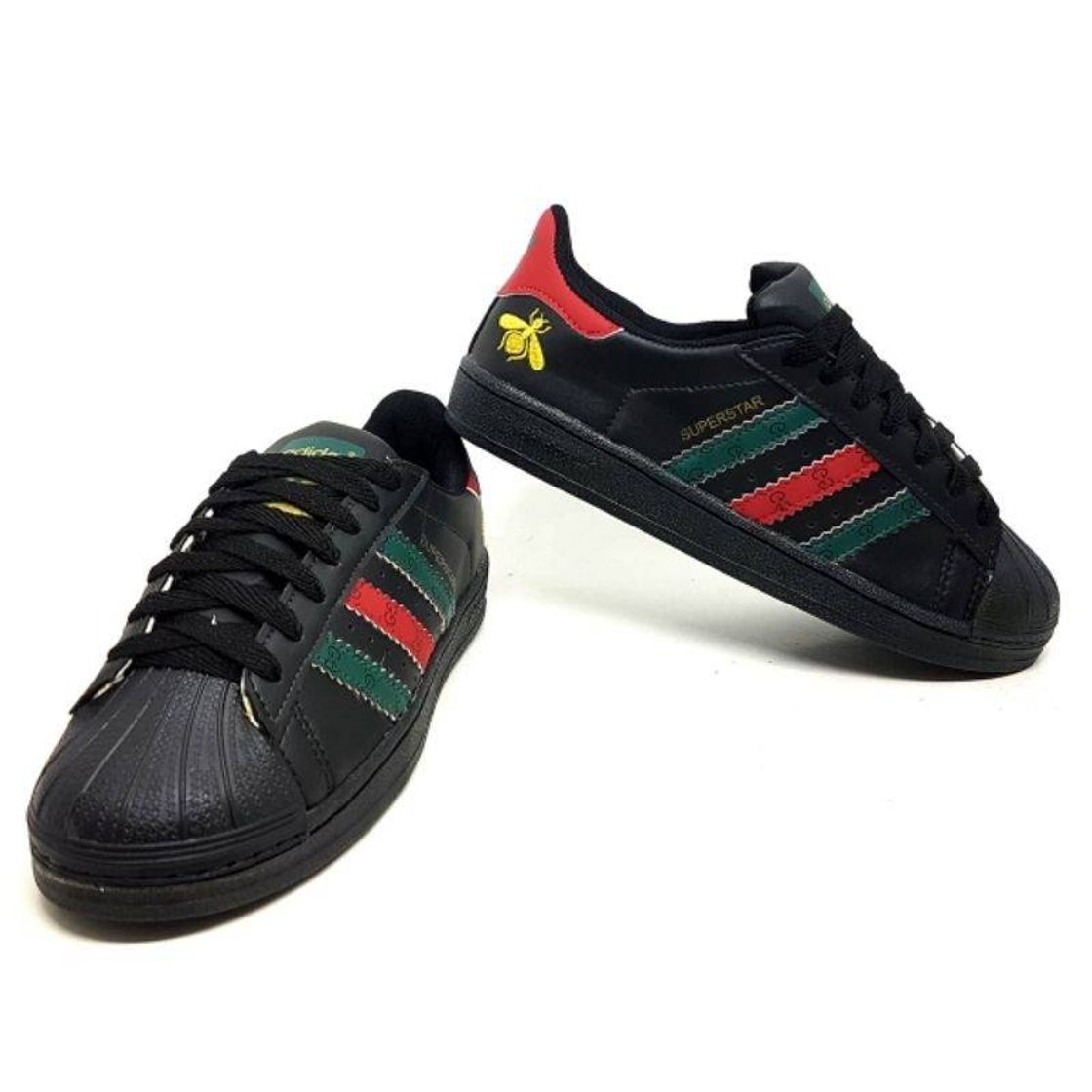 Social Tênis Adidas Gucci Superstar Preto
