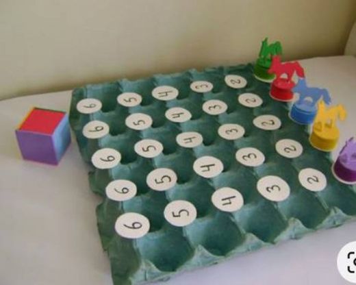 Brinquedos Reciclados - aprendendo os números