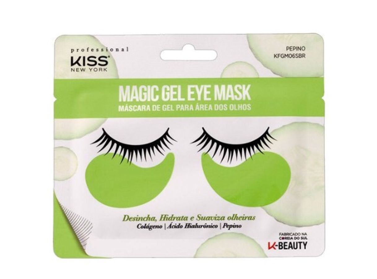 Moda Máscara Facial Kiss NY para Área dos Olhos Magic Gel Pepino