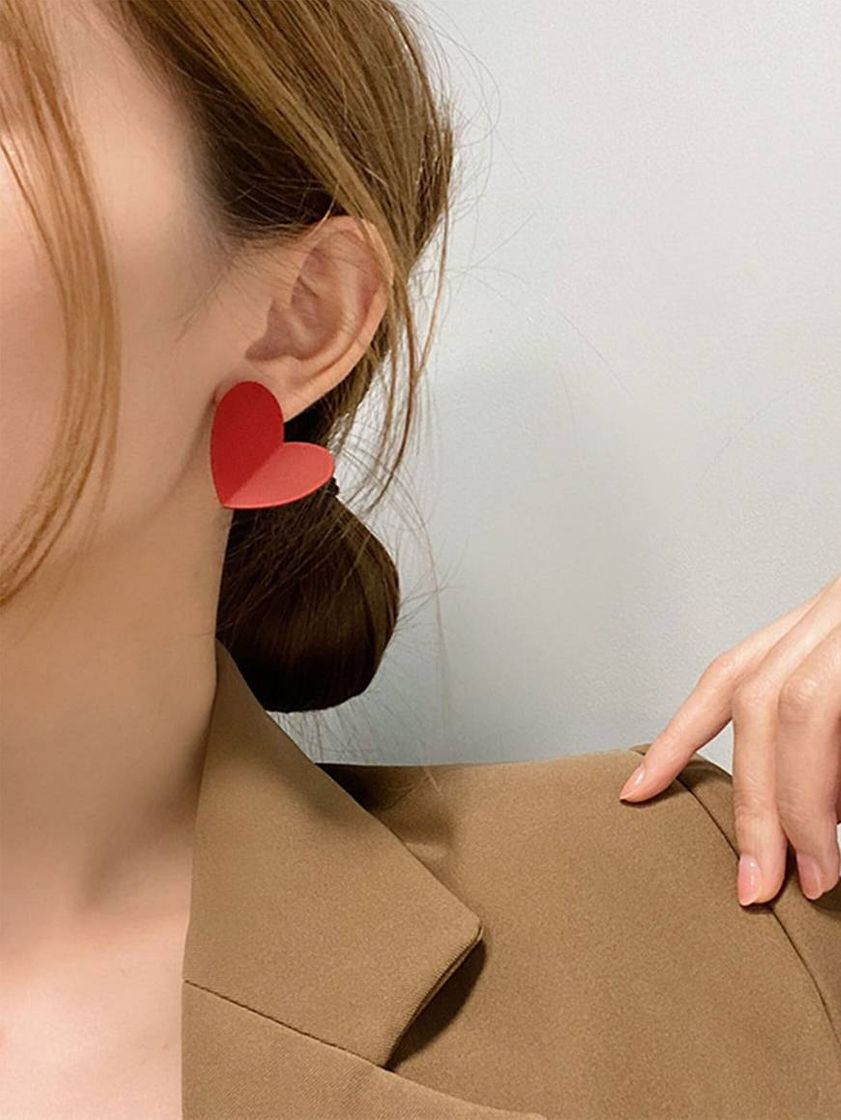 Social Brinco de coração vermelho ❤️
