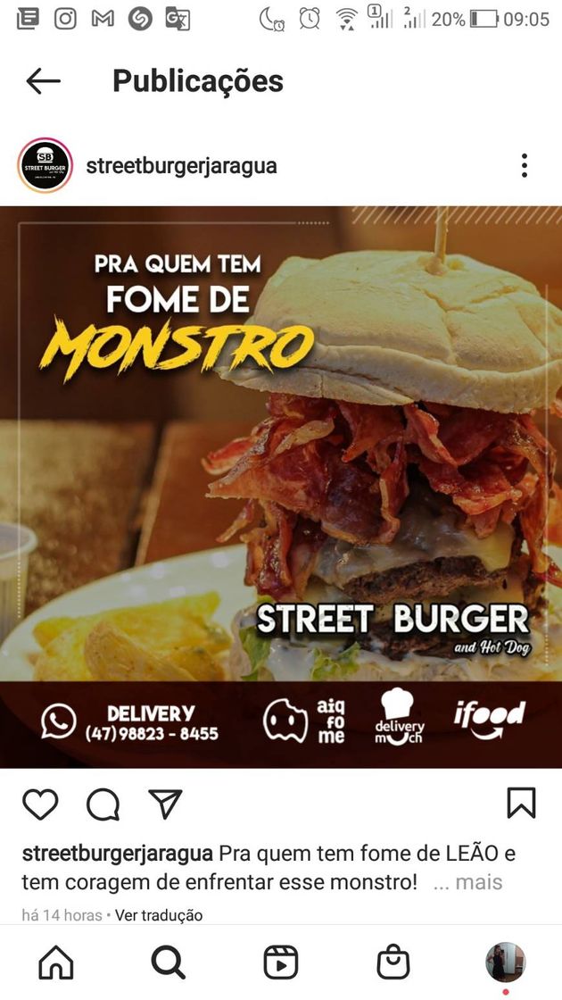 Restaurantes Street Burguer and hot dog