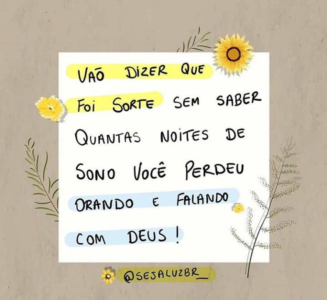 Fashion Nunca é Sorte, Sempre é Deus🙏❤️