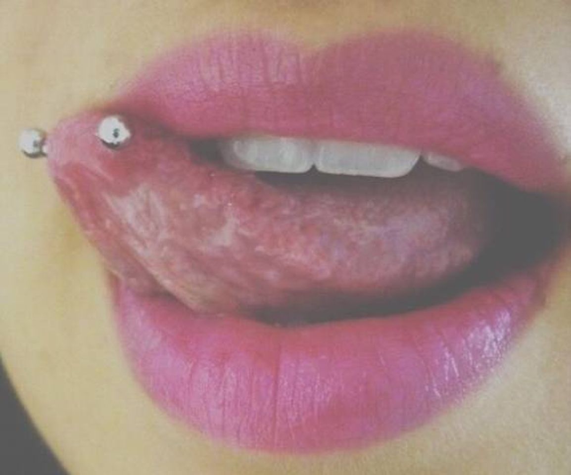 Fashion Pircing na língua 👅