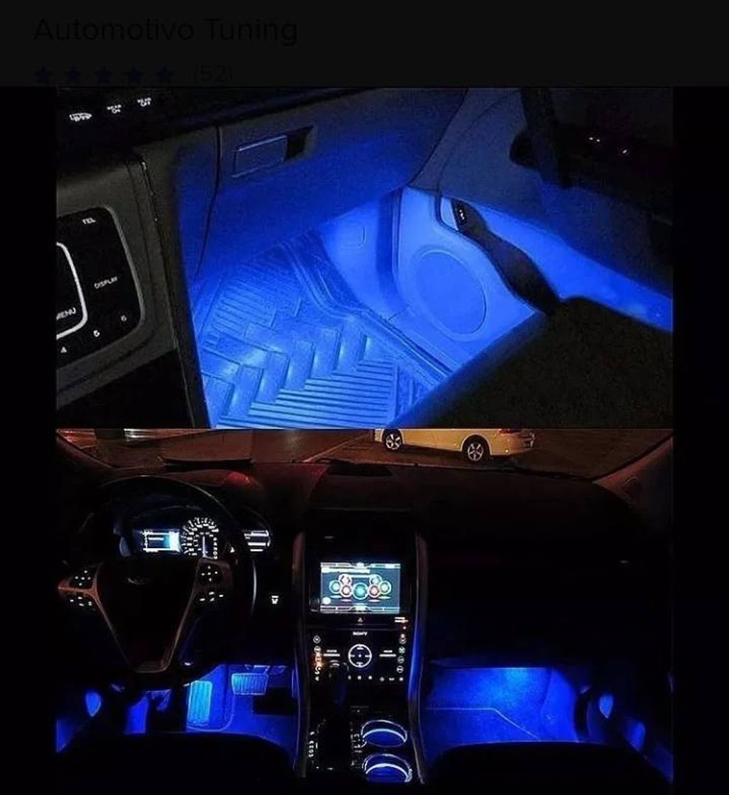 Moda Luz de led Neon para o interior do seu carro 🤩