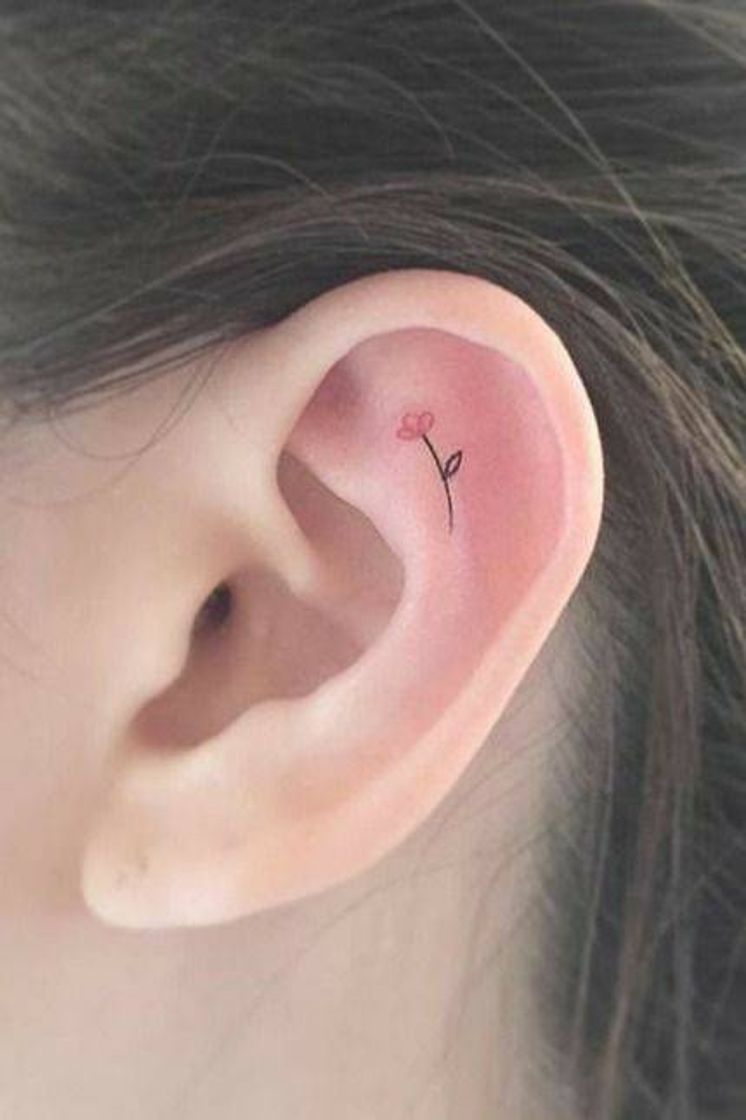 Fashion ear tattoo 