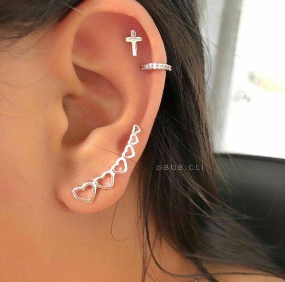 Moda Piercing p/ orelha delicada ❤😍