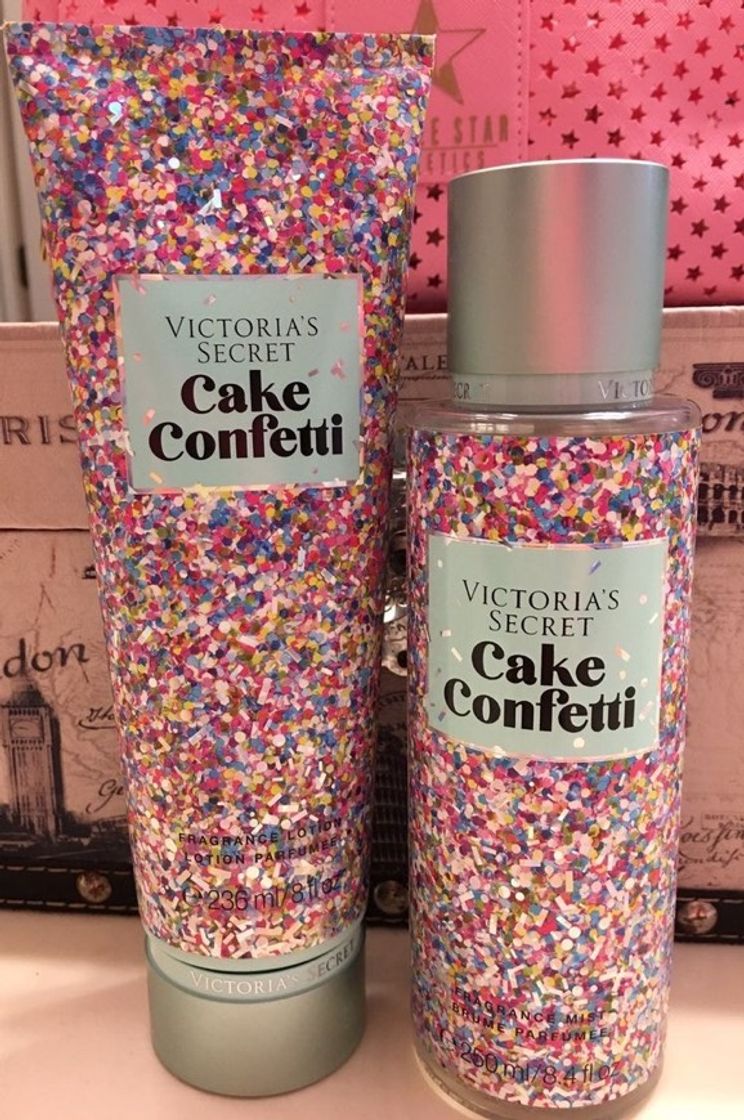 Producto Hidratante Corporal; cake confetti