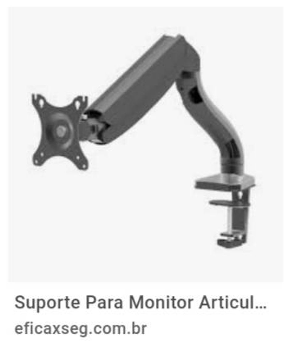 Moda Suporte Articulado de Mesa com Pistão a Gás Para Monitores de 17 ...