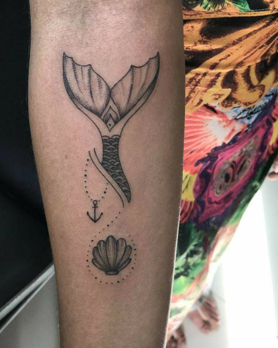 Moda tattoo sereia 🧜🏻‍♀️