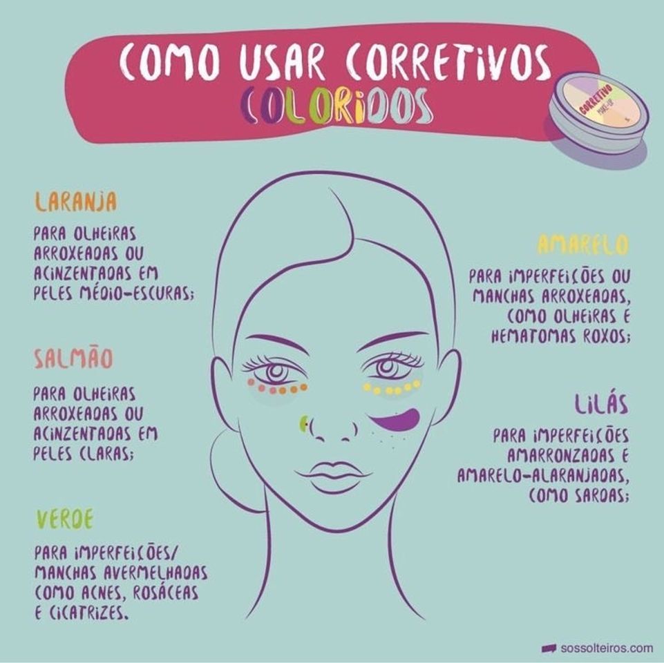 Moda Para que serve corretivos coloridos?