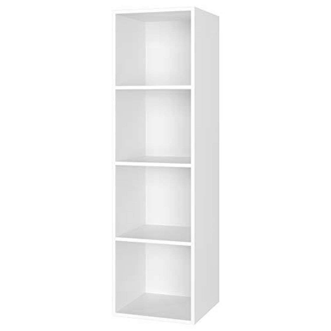 Elemento de la categoría hogar Homfa Estantería para Libros Estantería de Pared Librería con 4 Niveles para