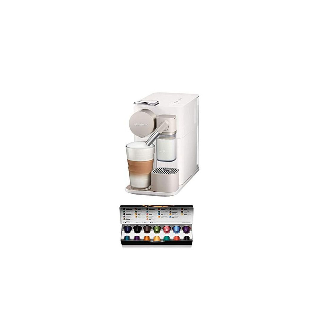 Elemento de la categoría hogar Nespresso De'Longhi Lattissima One EN500W - Cafetera monodosis de cápsulas Nespresso con