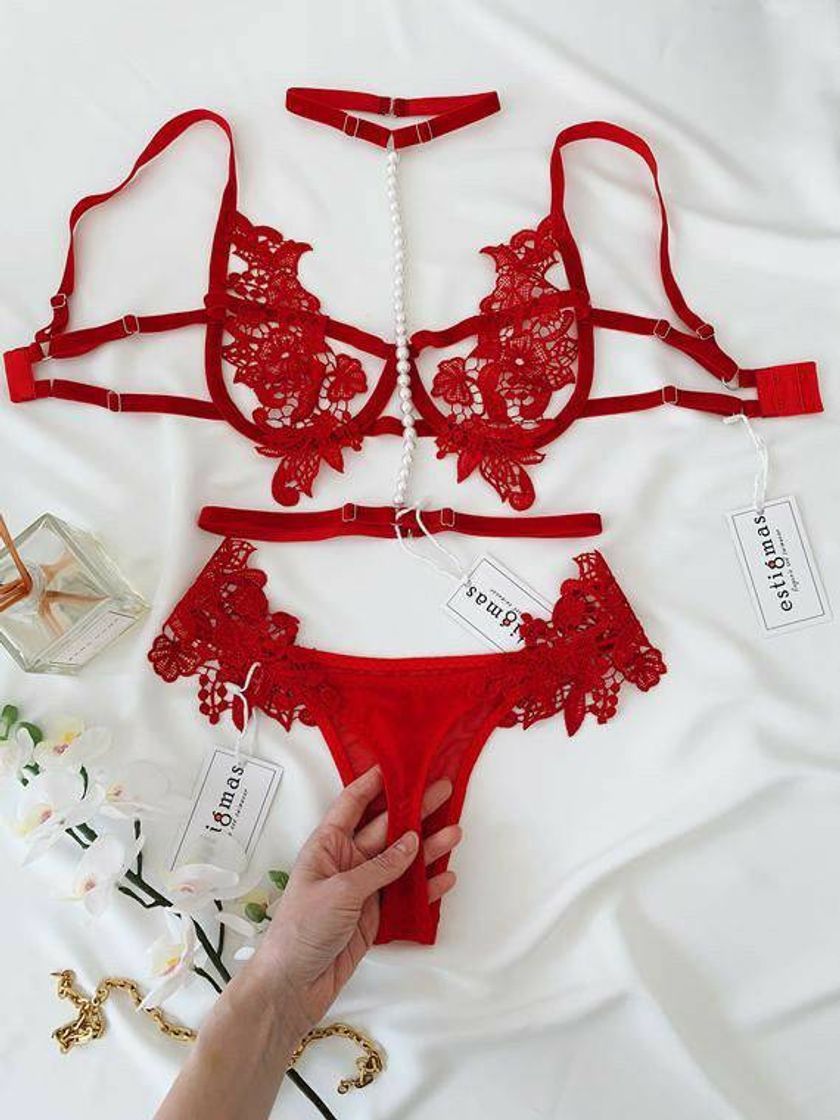 Fashion Lingerie Vermelha ✨❤️✨