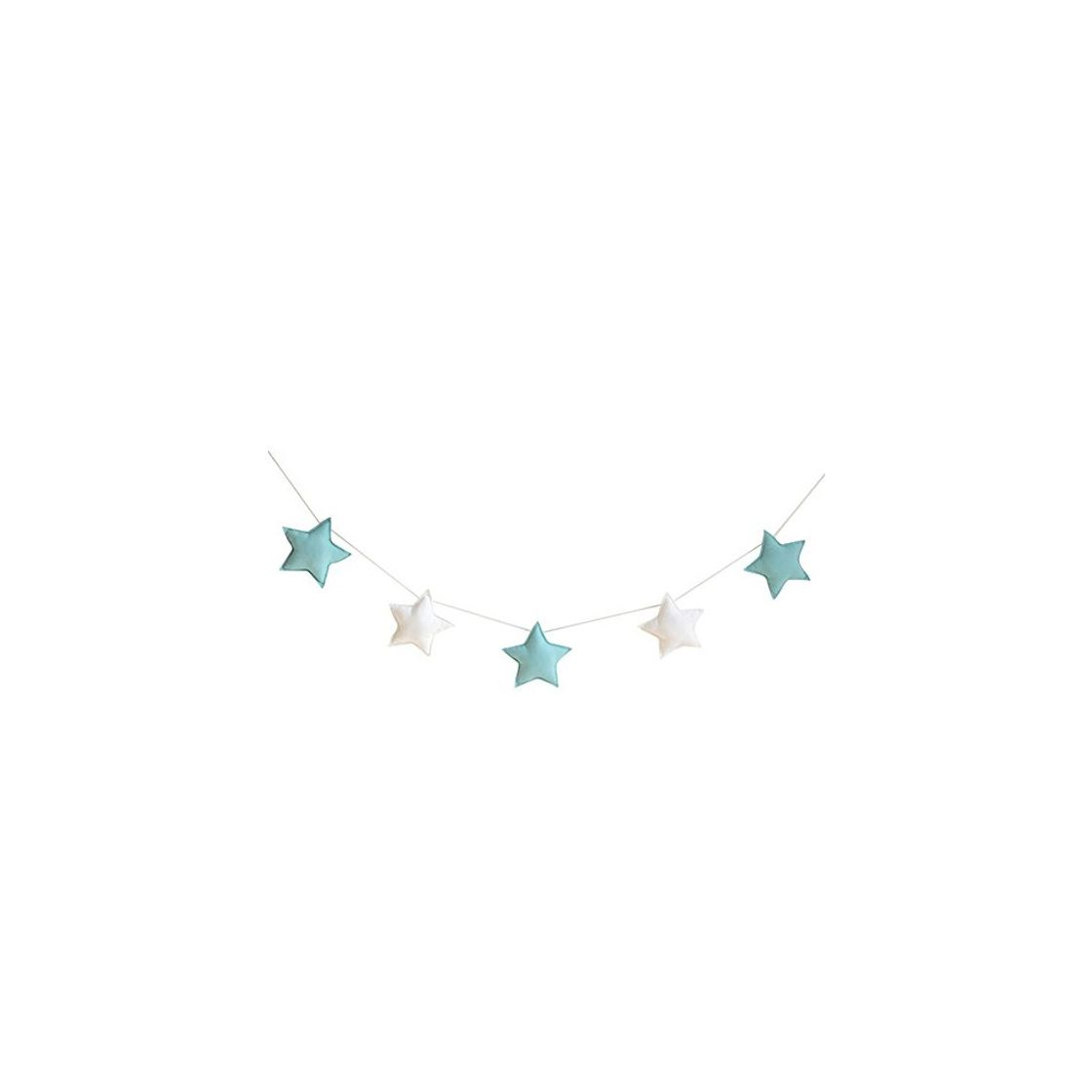 Producto Homeofying Nordic - 5 adornos para colgar con diseño de estrellas, banderines