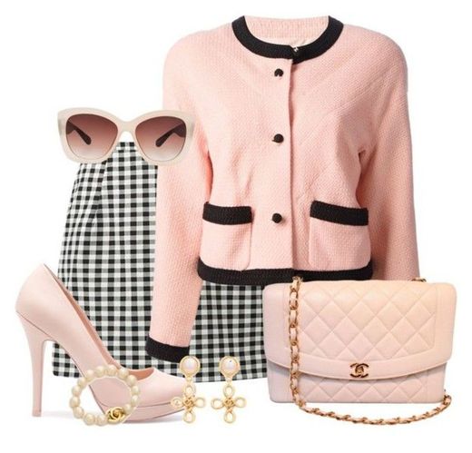 Pink chanel outfit🌸