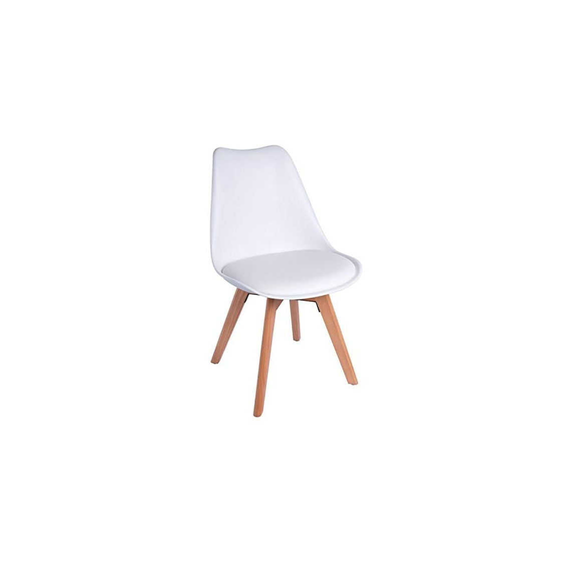 Elemento de la categoría hogar Silla Nórdica - Silla escandinava One Blanca - silla nordic scandi inspirada